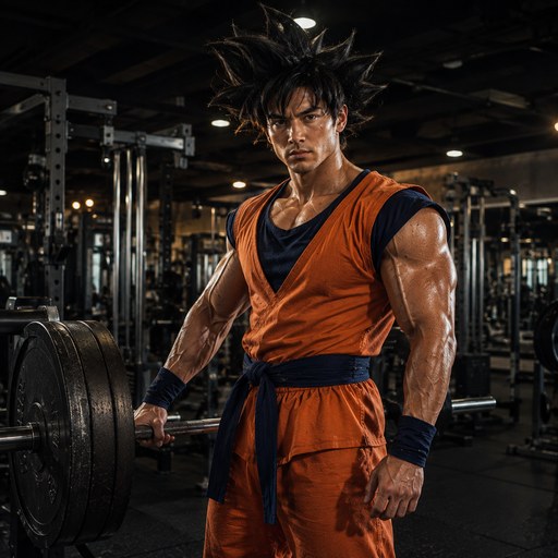 Bodybuilder style — real generated sample