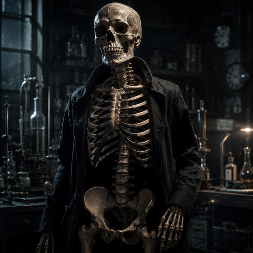 Skeleton style — real generated sample